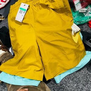 Nike Kids Yellow Shorts